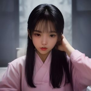 91美首席内容官陈明志的工作照，正在审阅美业内容稿件，专注认真，体现严谨的内容把关态度